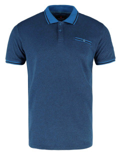 Tričko Polo  Blue Melange model 19436629 - Volcano