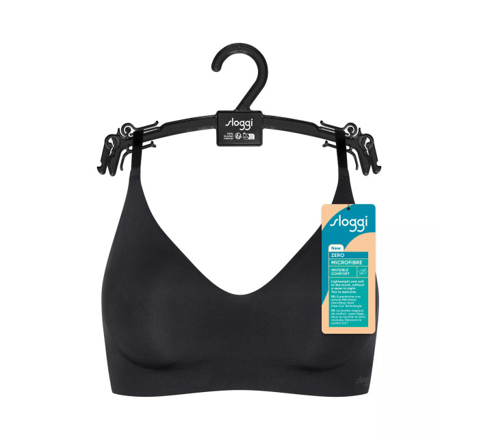 Dámská podprsenka ZERO Microfibre 2.0 Bralette - BLACK - černá 0004 - SLOGGI