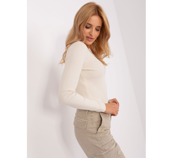 Sweter PM SW Y model 18900670 jasny beżowy - FPrice