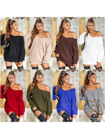 Sexy oversized model 19635648 knit sweater / dress - Style fashion