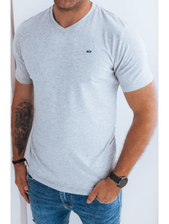 Obyčejné šedé pánské tričko Dstreet RX5315