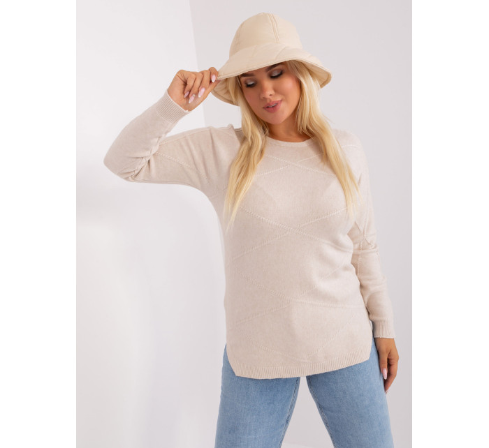 Sweter PM SW PM model 18909322 jasny beżowy - FPrice