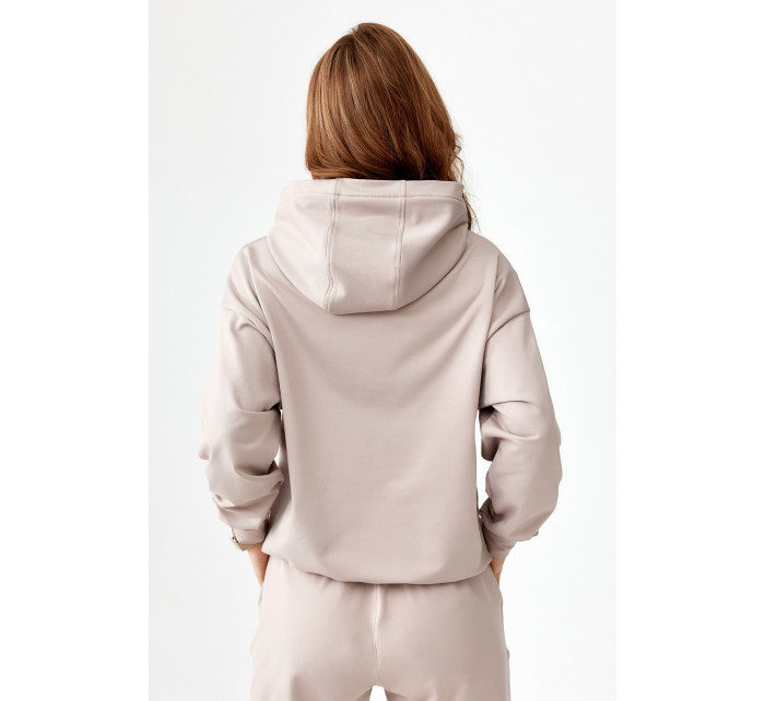 Rough Radical Mikina s kapucí Pery Hoodie Beige