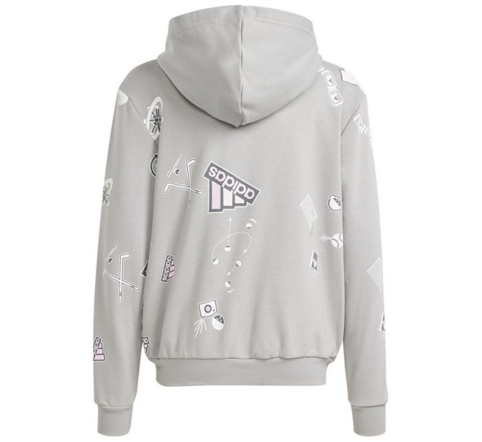 Zip Hoodie Jr Mikina s kapucí model 19453233 - ADIDAS