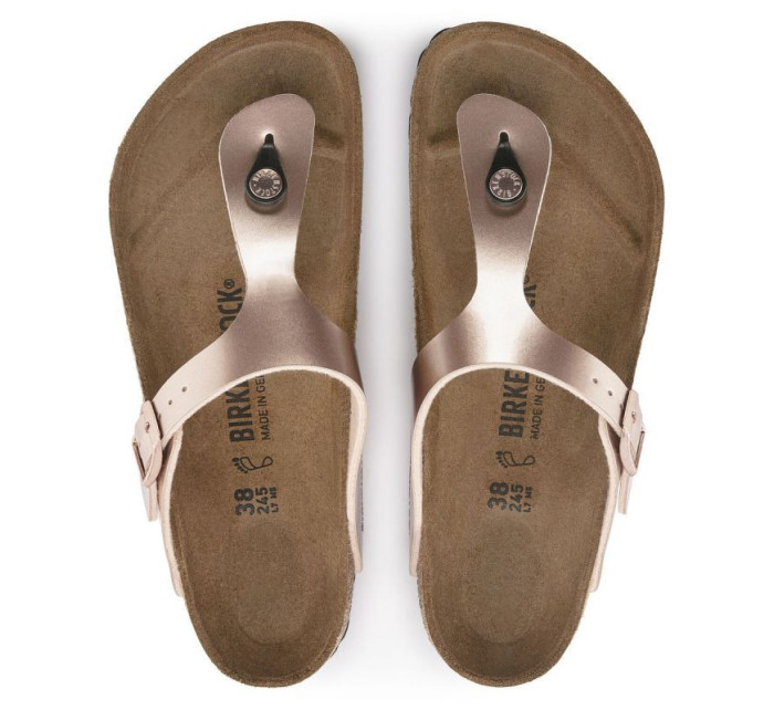 Dámské nazouváky / žabky Gizeh BS 1023943 Hnědá - Birkenstock