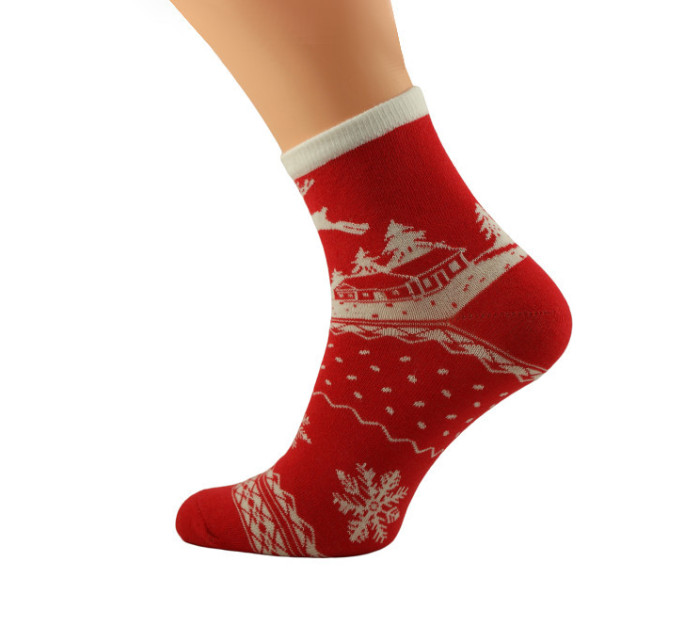 Dámské ponožky Bratex 2988 X-Mass Socks 36-41