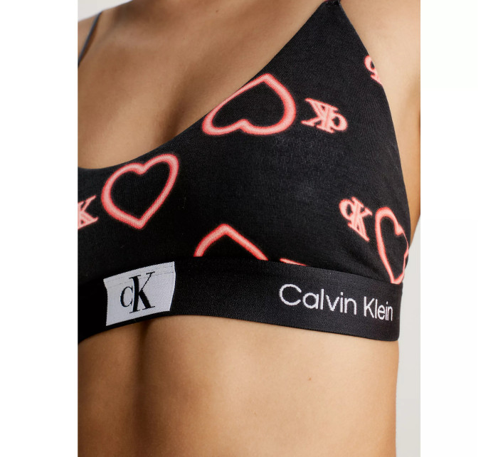 Spodní prádlo Dámské podprsenky UNLINED BRALETTE 000QF7477EH1R - Calvin Klein