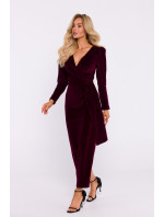 Made Of Emotion Dress M828 Maroon