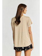 Volné pyžamo Monnari Pyjama Top Beige