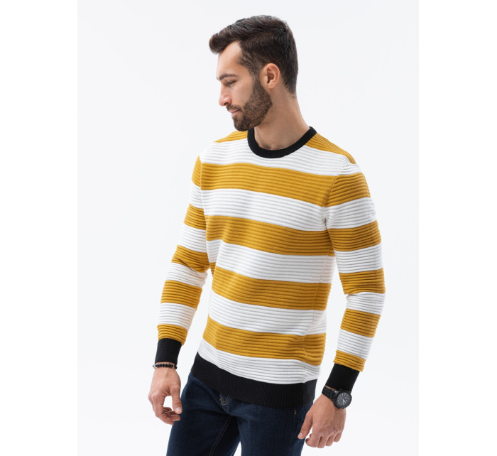 Ombre svetr E189 Mustard