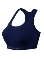 Dámský model 18332075 sportovní top Navy Blue - Sesto Senso