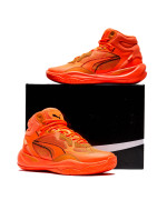 Pánské sportovní boty Playmaker Pro Mid Laser M 378327 01 Neon oranžová - Puma