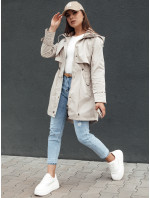 Dámská parka bunda FASHLOVE šedá Dstreet TY4393