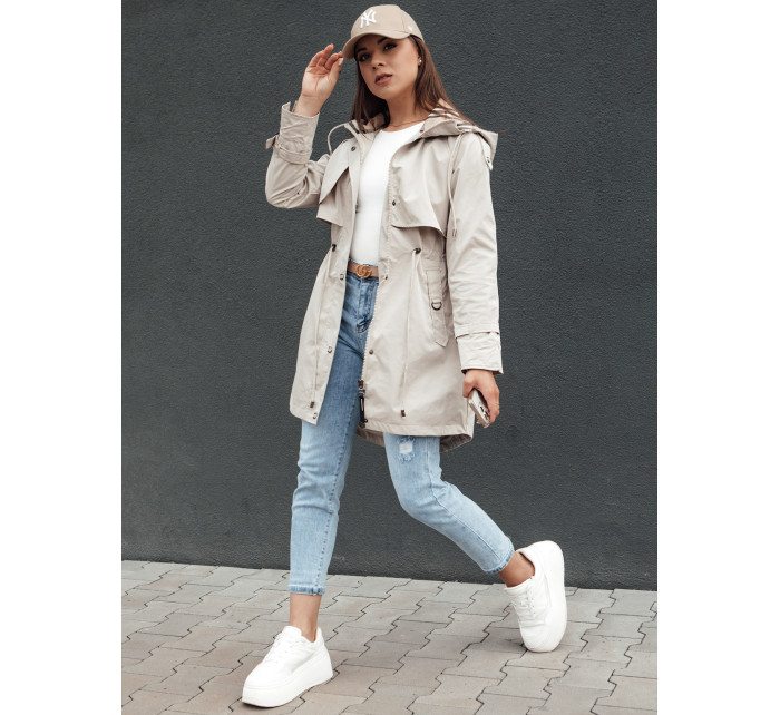 Dámská parka bunda FASHLOVE šedá Dstreet TY4393