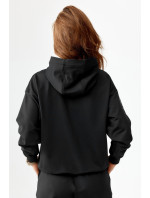 Mikina s kapucí model 20121117 Hoodie Black - Rough Radical