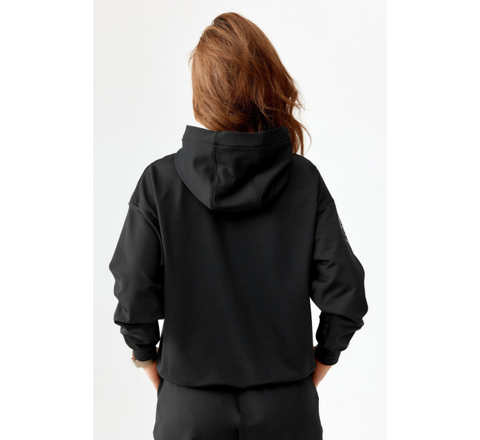 Mikina s kapucí model 20121117 Hoodie Black - Rough Radical