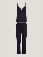 Dámské pyžamo CAMI & LONG PANTS VISCOSE UW0UW04852BDS - Tommy Hilfiger