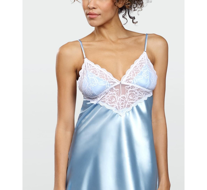 Dámská košilka Luna Baby Blue chemise - Dkaren