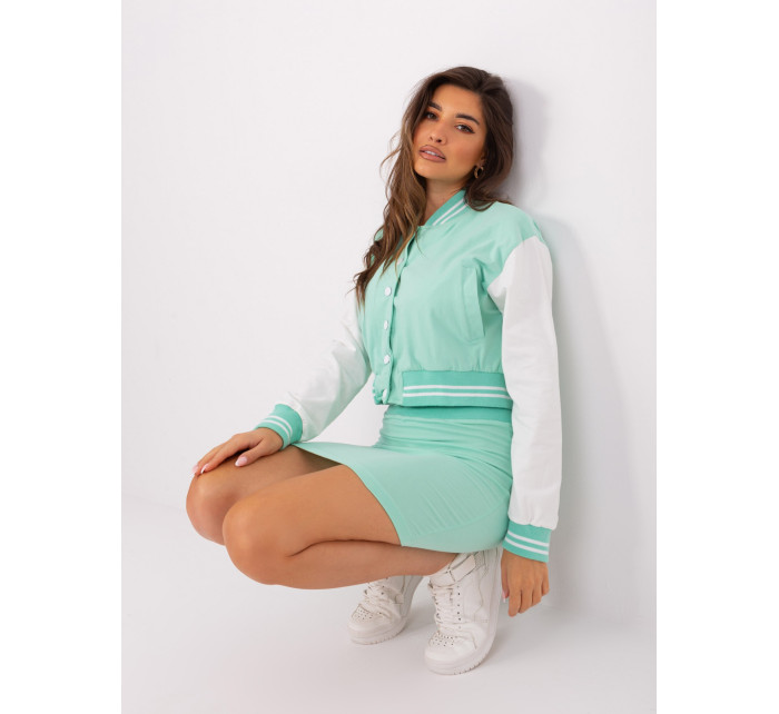 Mint ležérní set s bomber mikinou