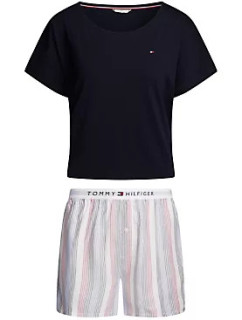 Dámské pyžamo SS PYJ SET WOVEN UW0UW052260U7 - Tommy Hilfiger