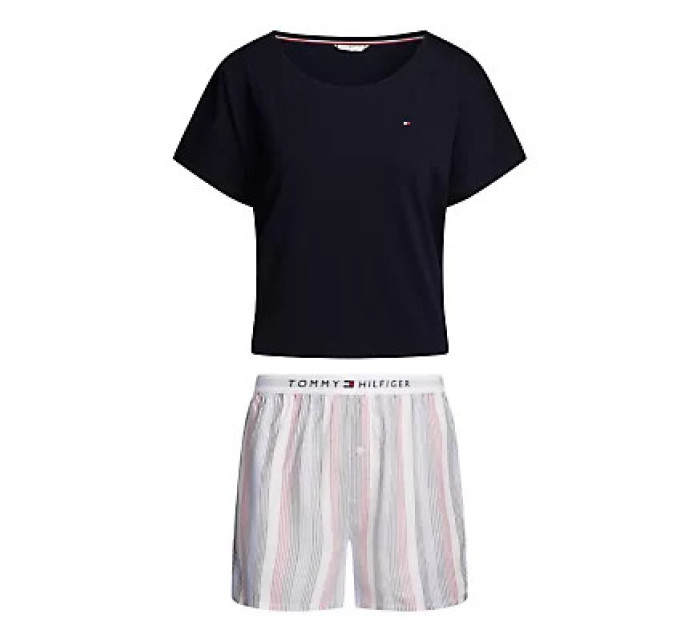 Dámské pyžamo SS SET WOVEN  model 20197549 - Tommy Hilfiger