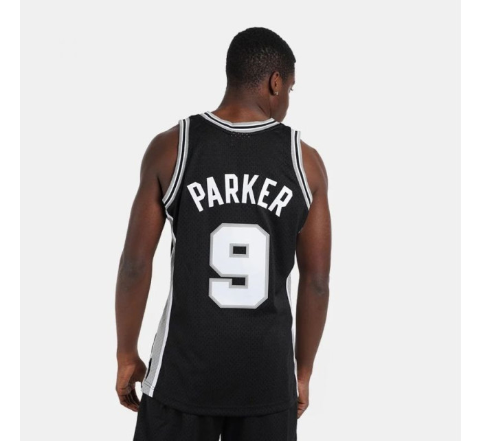 Mitchell & Ness San Antonio Spurs NBA Swingman Jersey Spurs 2001 Tony Parker M SMJYLG19018-SASBLCK01TPA pánské