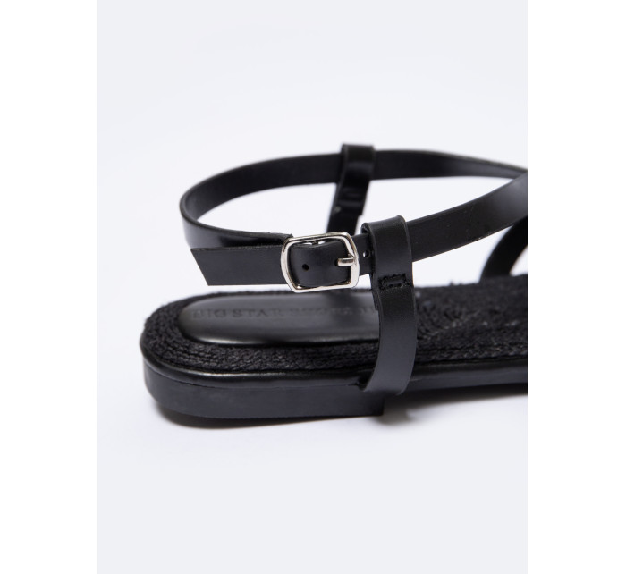 Černé sandály Big Star Shoes 100622 Black-906