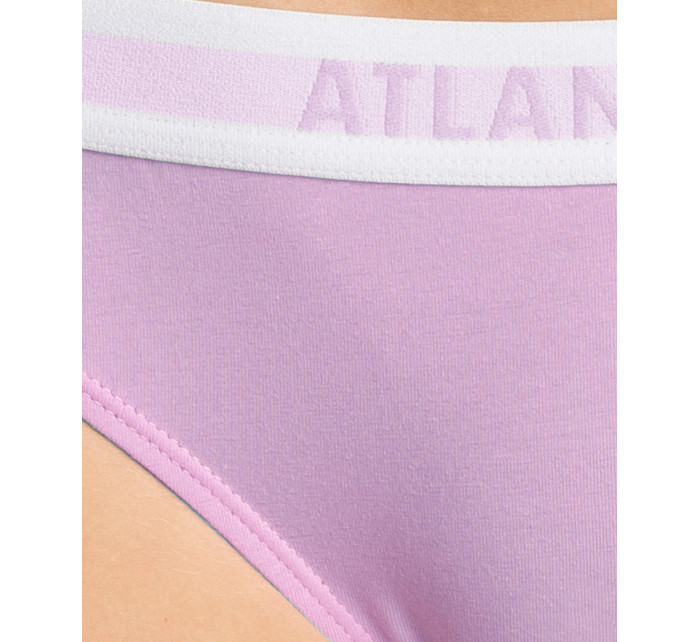 Dámské kalhotky Bikini ATLANTIC 3Pack - fialová/zelená/černá