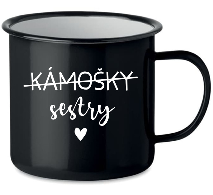 KÁMOŠKY SESTRY - černý plecháček 350 ml