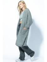 Cardigan model 20107301 Grey - Fobya