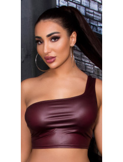 Sexy Koucla One-Shoulder Cropped Top