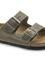 žabky Arizona Soft  Leather  Khaki model 20694226 - Birkenstock