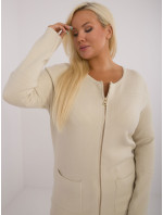 Sweter PM SW PM793.01 jasny beżowy