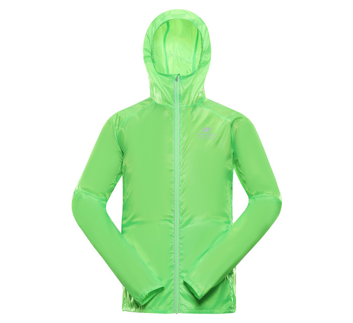 Pánská ultralehká bunda s impregnací ALPINE PRO BIK neon green gecko