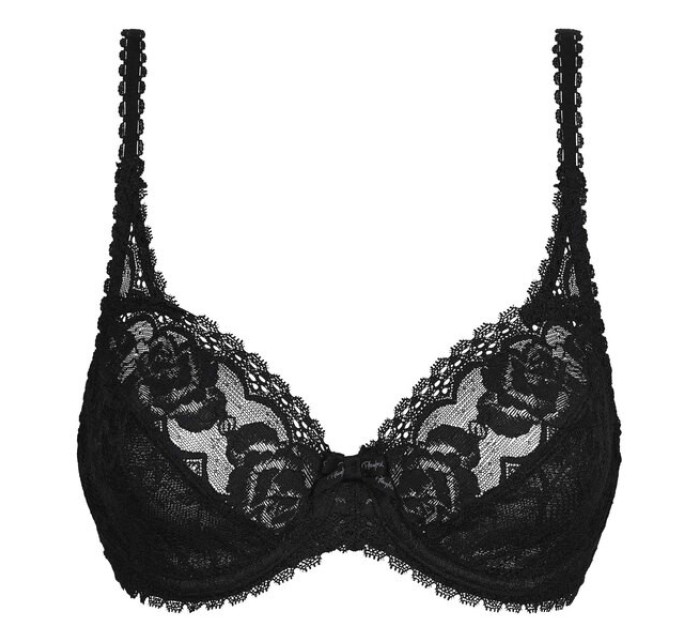 Dámská krajkovaná podprsenka s kosticí PLAYTEX FLOWER ELEGANCE UNDERWIRE BRA - PLAYTEX - černá