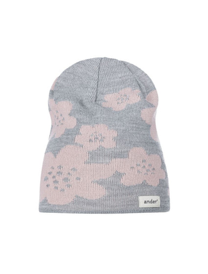 Klobouk Ander Flower Grey