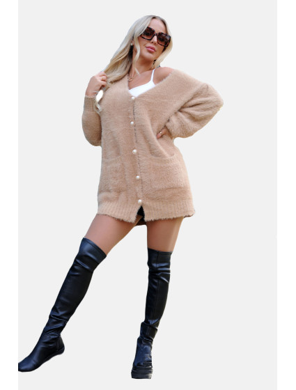 Cardigan model 19464314 Camel - Merribel