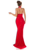 Sexy Red-Carpet KouCla Neck-Gown with glitter