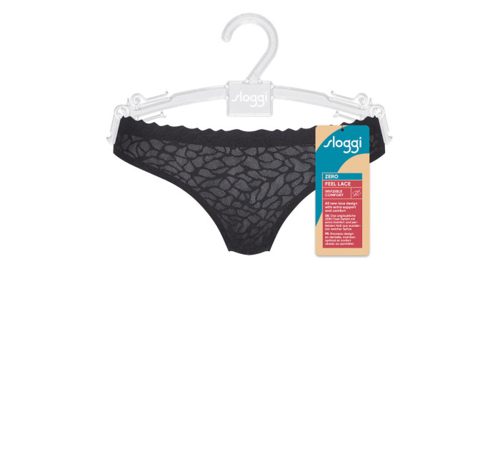 Dámské kalhotky Zero Feel Lace 2.0 Brazil Panty - BLACK - černé 0004 - SLOGGI