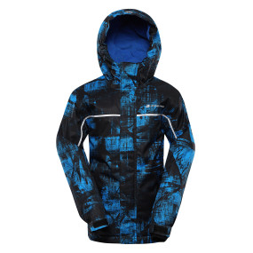 Dětská lyžařská bunda s membránou ptx ALPINE PRO EDERO electric blue lemonade varianta pa