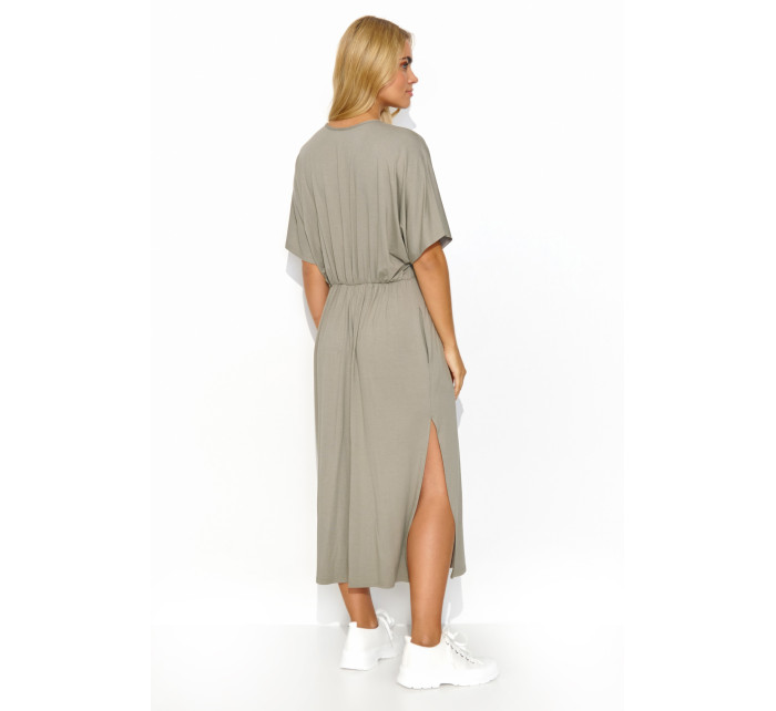 Makadamia Dress M822 Dark Grey