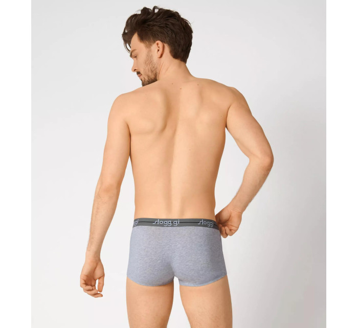 Pánské boxerky Start Hipster C2P box - GRAY - šedé M013 - SLOGGI