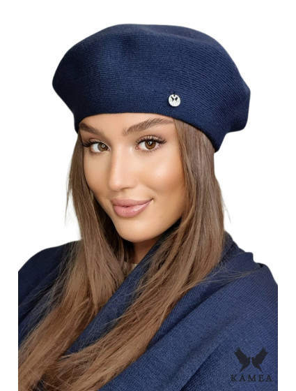 Beret model 18159138 Námořnická modrá - Kamea