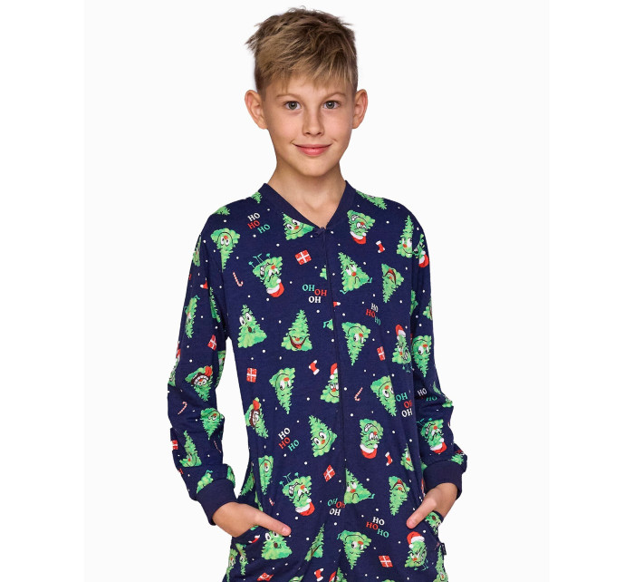 Chlapecký overal Young Boy model 20658561 Christmas Tree 2 dł/r 134164 - Cornette