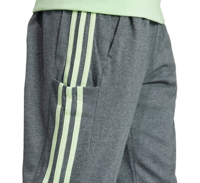 Kalhoty adidas Essentials Single Jersey Tapered Open Hem 3-Stripes M IS1367