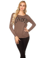 Trendy Koucla pulli LONDON s krajkou