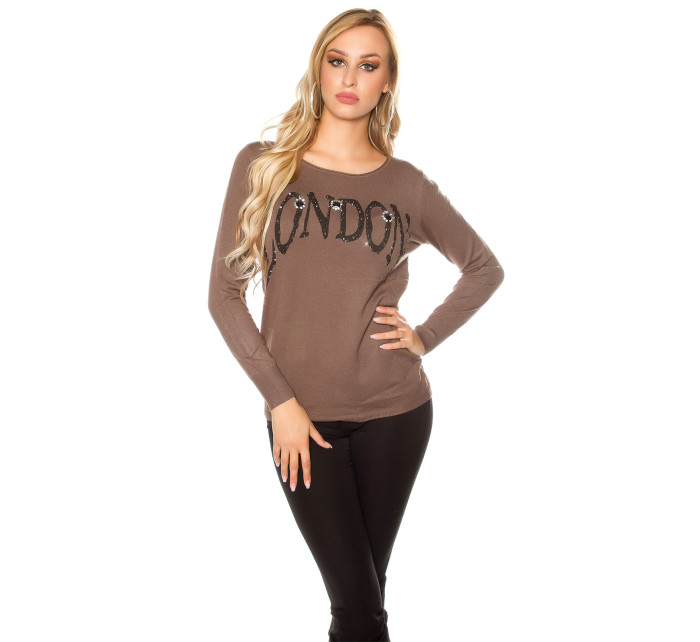 Trendy Koucla pulli LONDON s krajkou