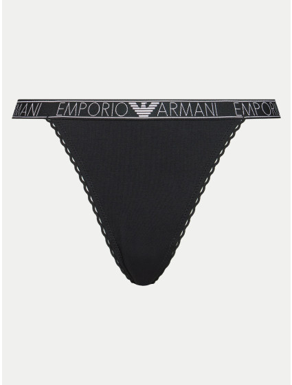 Dámské tanga 164282 4R221 00020 černé - Emporio Armani