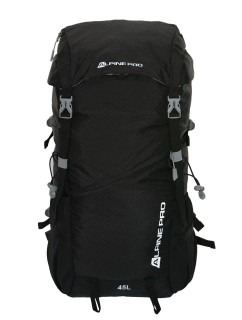 Outdoorový batoh s pláštěnkou 45l ALPINE PRO LESEBE black