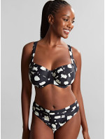 Swimwear Black Sand Midi Gather Brief black sand print SW1729A